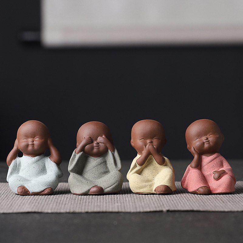 Y – Mini Figurines de moine en - Bonsai Garden Meaning avis et prix